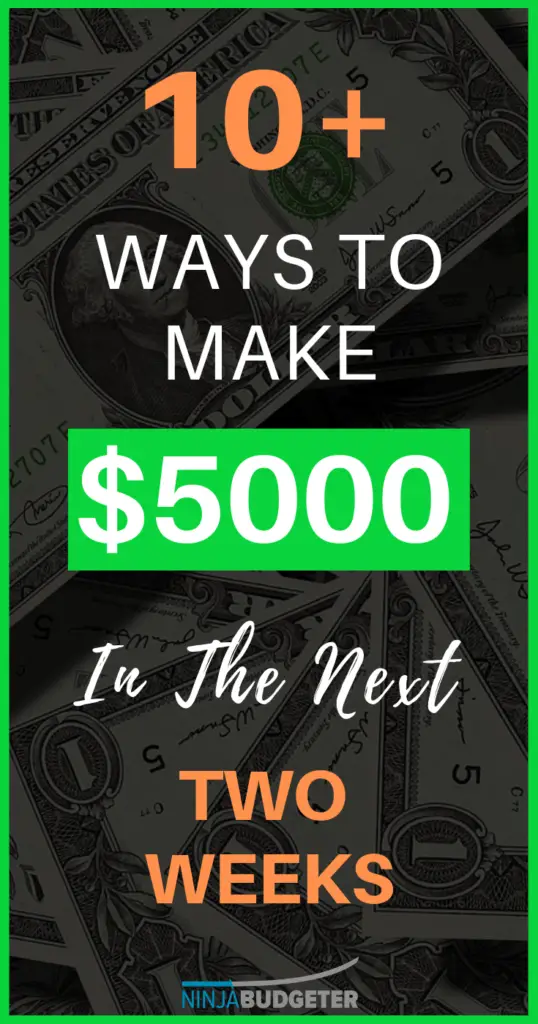 make $5000 fast, How To Make $5000 Fast in 2020 (Within The Next Couple Of Weeks)